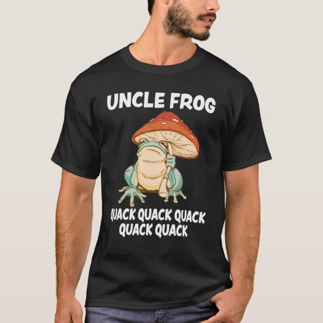 Mens Uncle Frog Animal Pun Love Amphibian Toad Fro T-Shirt (Front)