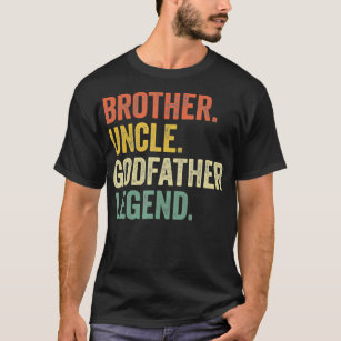 Mens Uncle Godfather Gifts From Godchild Nephew T-Shirt