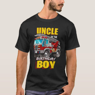 Mens Uncle of the Birthday Boy Matching Family Fir T-Shirt