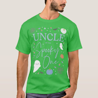Mens Uncle of the Spooky One First Birthday Boy 1s T-Shirt