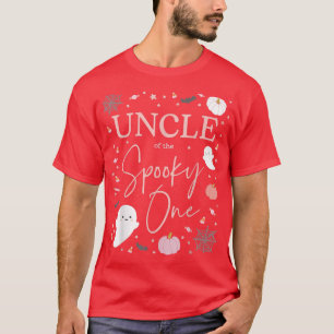Mens Uncle of the Spooky One Girl First Birthday P T-Shirt