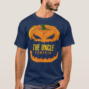 Mens Uncle Pumpkin Matching Family Group Halloween T-Shirt