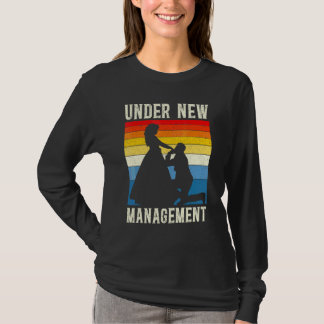 Mens Under New Management Groom Wedding Bachelor P T-Shirt