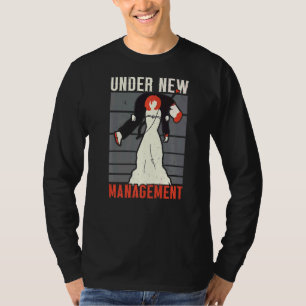 Mens Under New Management Marriage Stag Party Bach T-Shirt