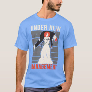 Mens Under New Management Marriage Stag Party Bach T-Shirt
