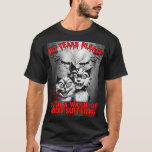 Men's / Unisex Old School Black & White Scary Cat T-Shirt<br><div class="desc">It's not hard to see why this is one our most popular designs. Inspired by one of the best lines in horror movie history with a black and white old school horror movie theme, it's a must have for creatures of the night... Would make a great gift and be sure...</div>