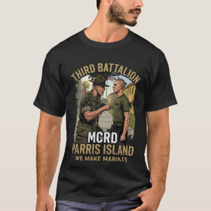 Men's USMC Third Battalion MCRD Parris Island We M T-Shirt