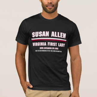 Men's VA First Lady Susan Allen Shirt (Black)