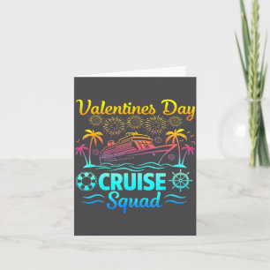 Mens Valentines Day Cruise Squad 2026 Vacation Tra Card