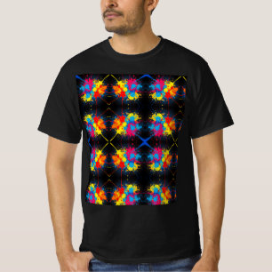  Men's Value Dark Paint Splatter T-Shirt