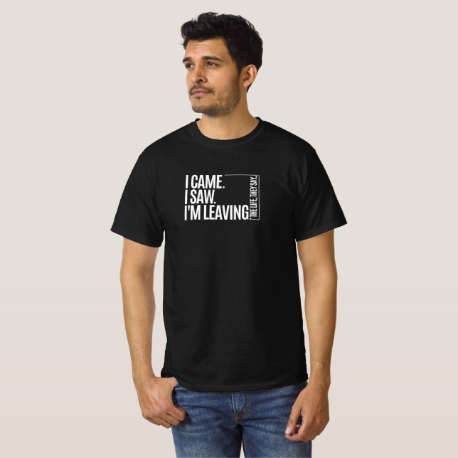 Men's Value T-Shirt | Sarcastic Daily Wear | I'm L (Front Full)