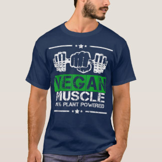 Mens Vegan Muscle Bodybuilding T-Shirt