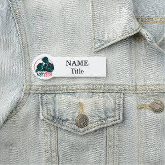 Men's Vet Tech Silhouette Name Tag