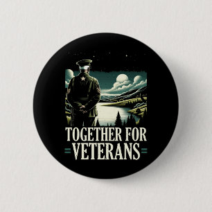 Mens Veteran Suicide Awareness Mental Health 6 Cm Round Badge