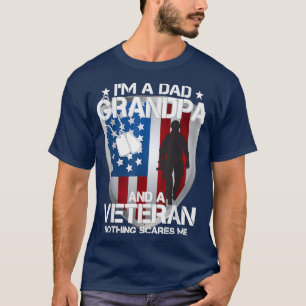 Mens Veterans Day For Dad Grandpa And A Veteran T-Shirt