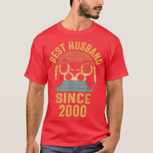 Mens Video Game 22nd Anniversary Best Gamer Husban T-Shirt