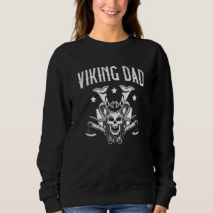 Mens Viking Dad Pagan Scandinavian Berserker Norse Sweatshirt