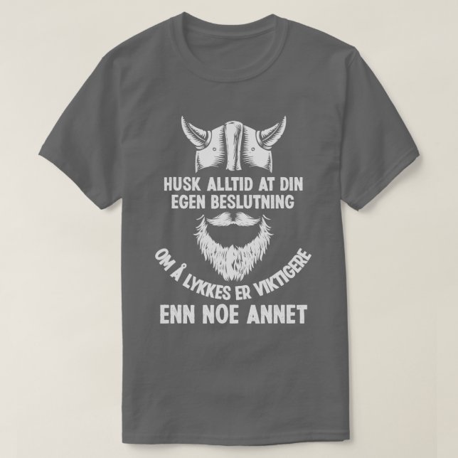 Mens Viking Norway Norwegian Scandinavian Nordic Q T-Shirt (Design Front)
