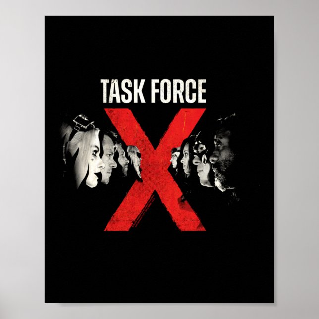 Mens Villain Team Task Force X Performance Poster (Front)