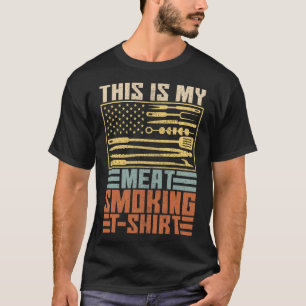 Mens Vintage Bbq Smoker Grill Outfit This Is My Me T-Shirt