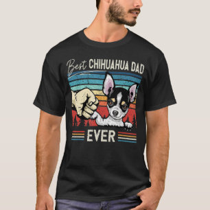 Mens Vintage Best Chihuahua Dad Dog For Fathers T-Shirt