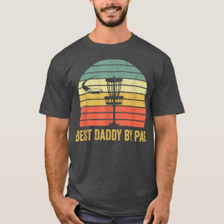 Mens Vintage Best Daddy By Par Disc Golf Gift Men  T-Shirt