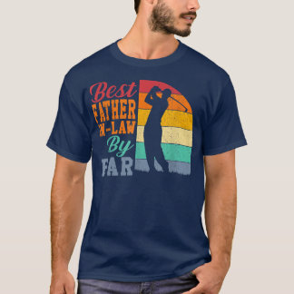 Mens Vintage Best Father In Law By Par Disc Golf G T-Shirt