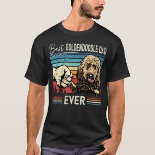 Mens Vintage Best Goldendoodle Dad Dog For Fathe T-Shirt