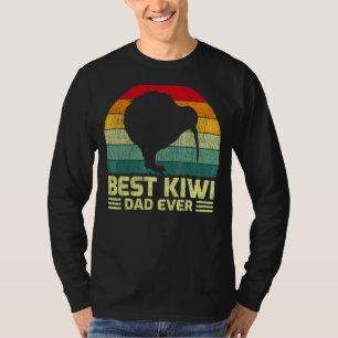 Mens Vintage Best Kiwi Dad Ever Father's Day T-Shirt