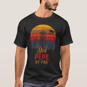 Mens Vintage Best Pepe By Par Grandpa Golfer Fathe T-Shirt