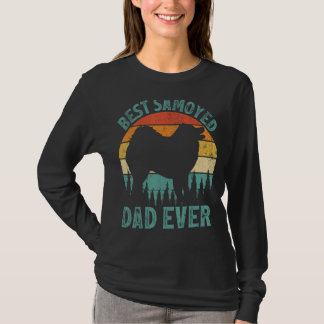 Mens  Vintage Best Samoyed Dad Ever Father's Day T-Shirt