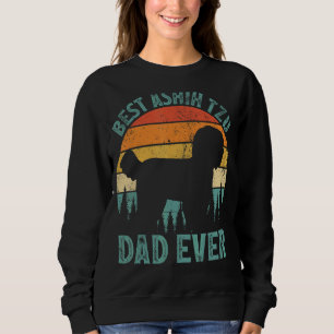 Mens Vintage Best Shih Tzu Dad Ever Father's Day Sweatshirt