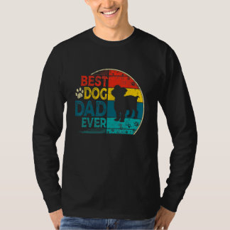 Mens Vintage Best Yorkshire Terrier Dog Dad Ever F T-Shirt