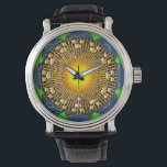 Men's Vintage Black Leather Strap Watch – Colourfu<br><div class="desc">Elevate your style with this Men's Vintage Black Leather Strap Watch, a masterful blend of timeless elegance and contemporary flair. The sleek black leather strap exudes classic sophistication, while the vibrant, colourful digital design adds a modern twist that stands out in any setting. Crafted to be the perfect size for...</div>