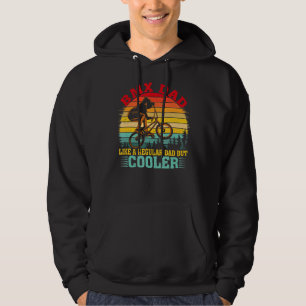 Mens Vintage Bmx Dad Like A Regular Dad Bmx Father Hoodie