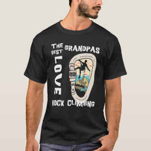 Mens Vintage Climbing Carabiner Best Grandpas Love T-Shirt