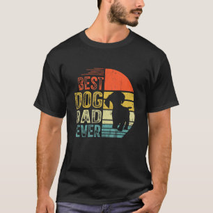 Mens Vintage Dachshund Best Dog Dad Ever Father's T-Shirt