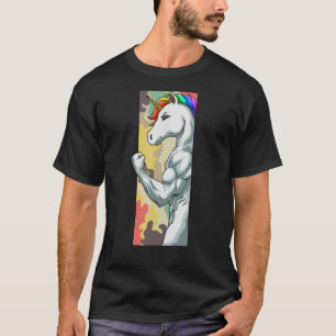 Mens Vintage Dadacorn Strong Father Unicorns T-Shirt