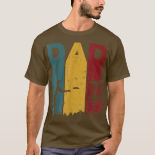 Mens Vintage Disc Golf Dad Fathers Day Disc Golf T-Shirt