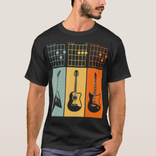 Mens Vintage Fathers Day DAD Guitarist Dad Guitar T-Shirt