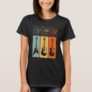 Mens Vintage Fathers Day Dad Guitarist Dad Guitar T-Shirt
