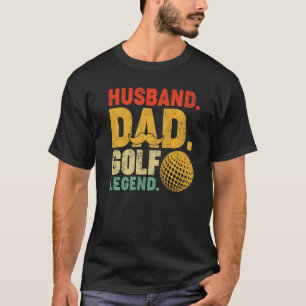 Mens Vintage Husband Dad Golf Legend  Golfer Fathe T-Shirt