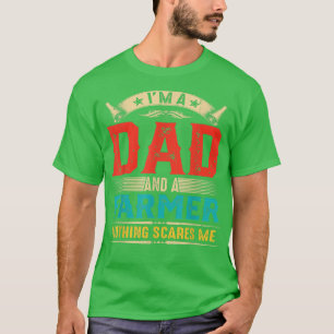 Mens Vintage I'm A Dad And An Farmer Funny Father' T-Shirt