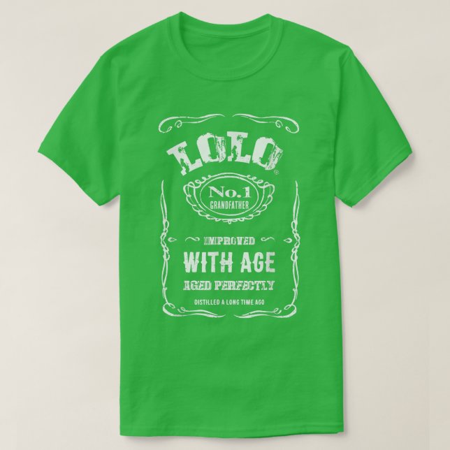 Mens Vintage Lolo Filipino Grandfather  T-Shirt (Design Front)