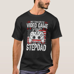 Mens Vintage My Favourite Video Game Player Calls T-Shirt