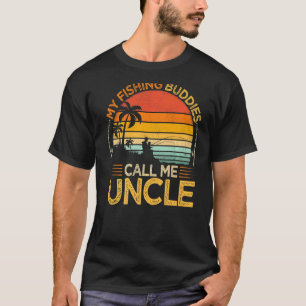 Mens Vintage My Fishing Buddies Call Uncle Fishing T-Shirt