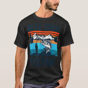 Mens Vintage Reel Cool Peepaw  Fathers Day 1 T-Shirt