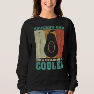Mens Vintage Retro Avocado Dad Like A Regular Dad Sweatshirt