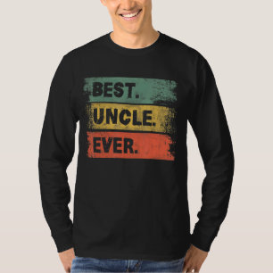 Mens Vintage Retro Best Uncle Ever  Men Father's D T-Shirt