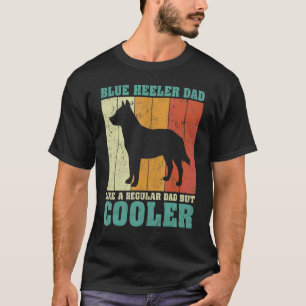 Mens Vintage Retro Blue Heeler Dad Like A Regular  T-Shirt
